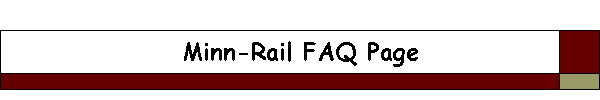 Minn-Rail FAQ Page